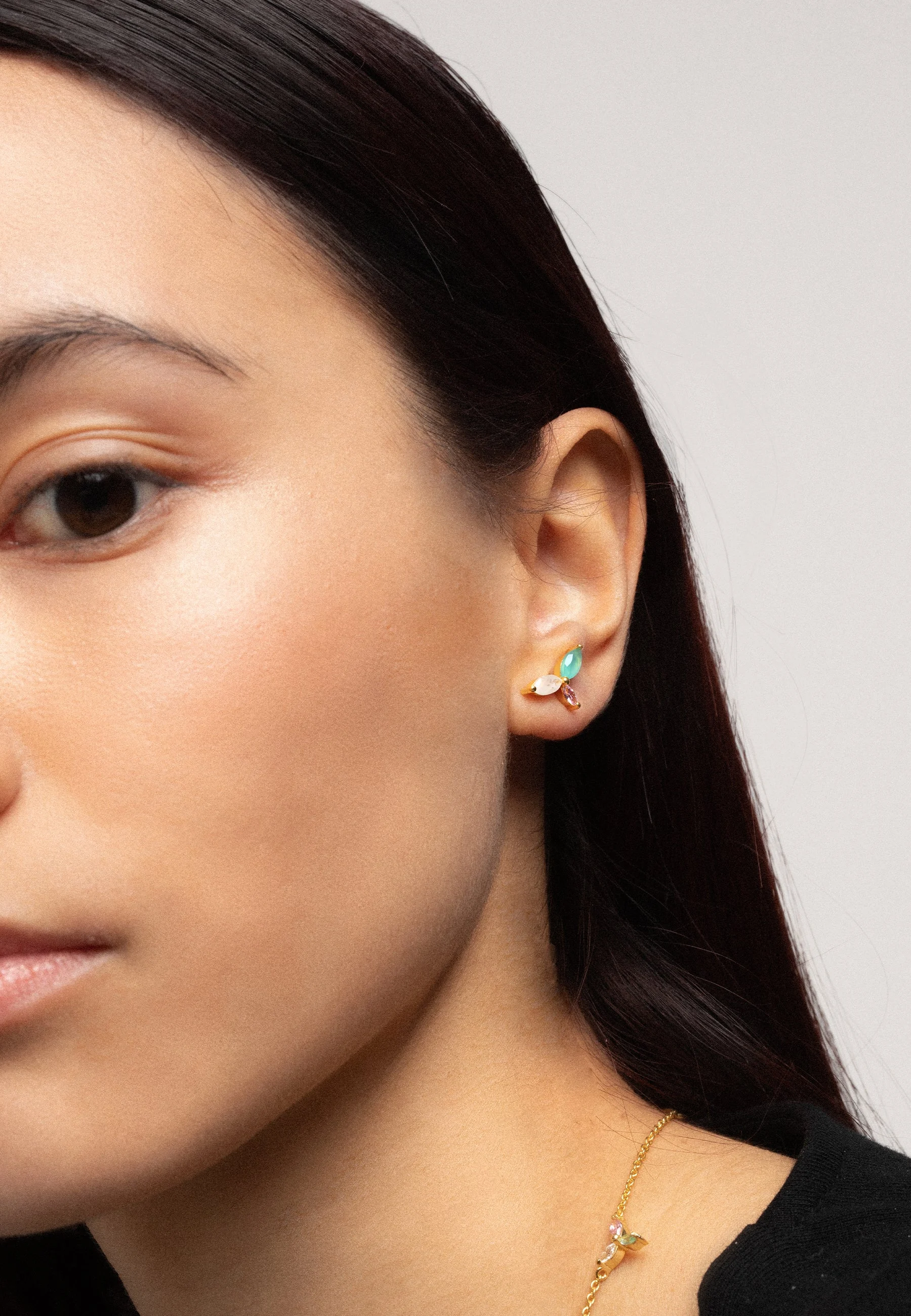 DENALI - Boucles d'oreilles | Rose