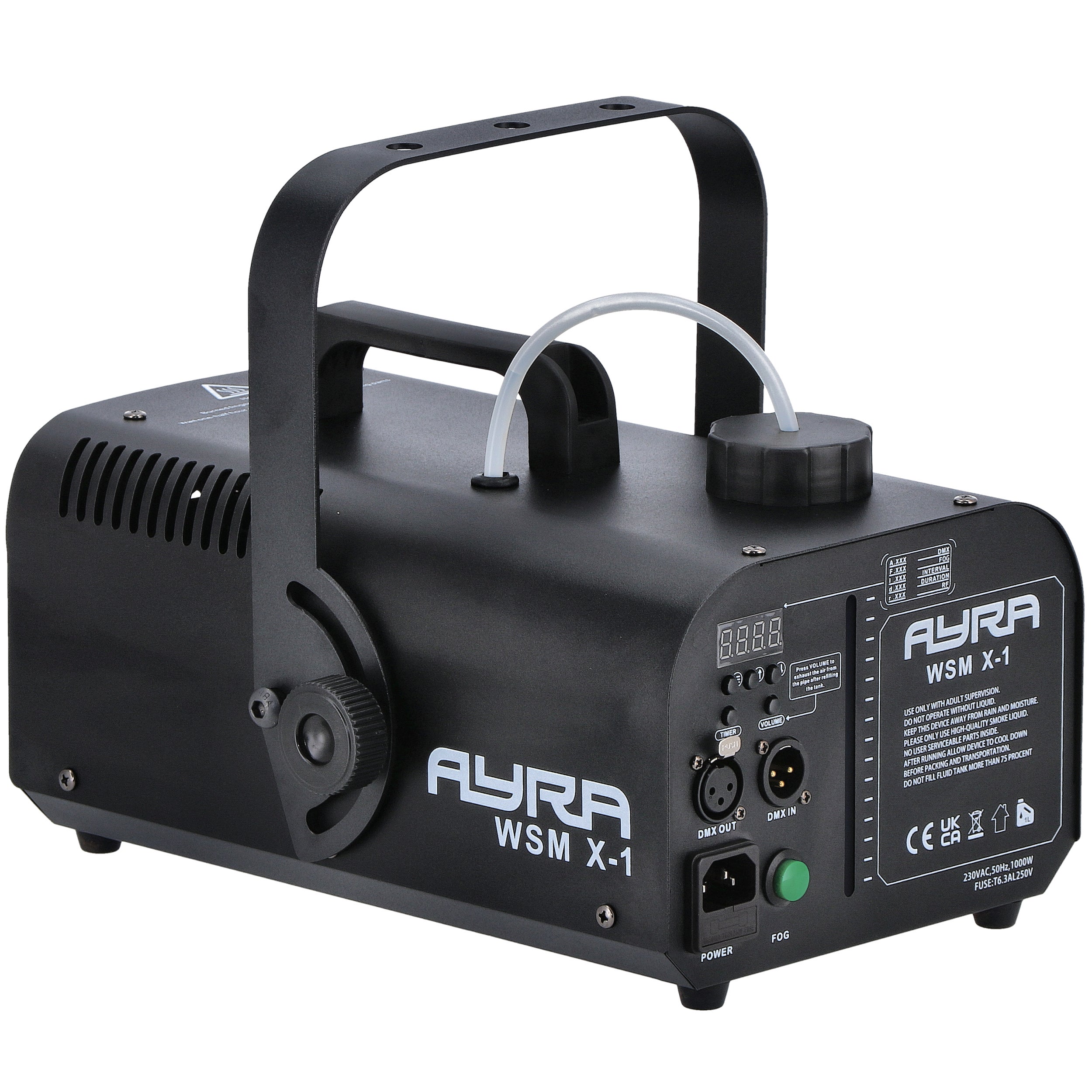 Ayra WSM X-1 rookmachine 900W DMX + remote