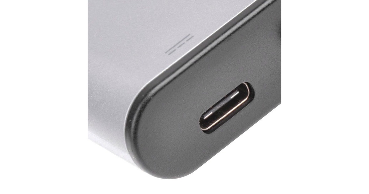 SilverStoneUSB-C naar VGA adapter  (Zilver/zwart)