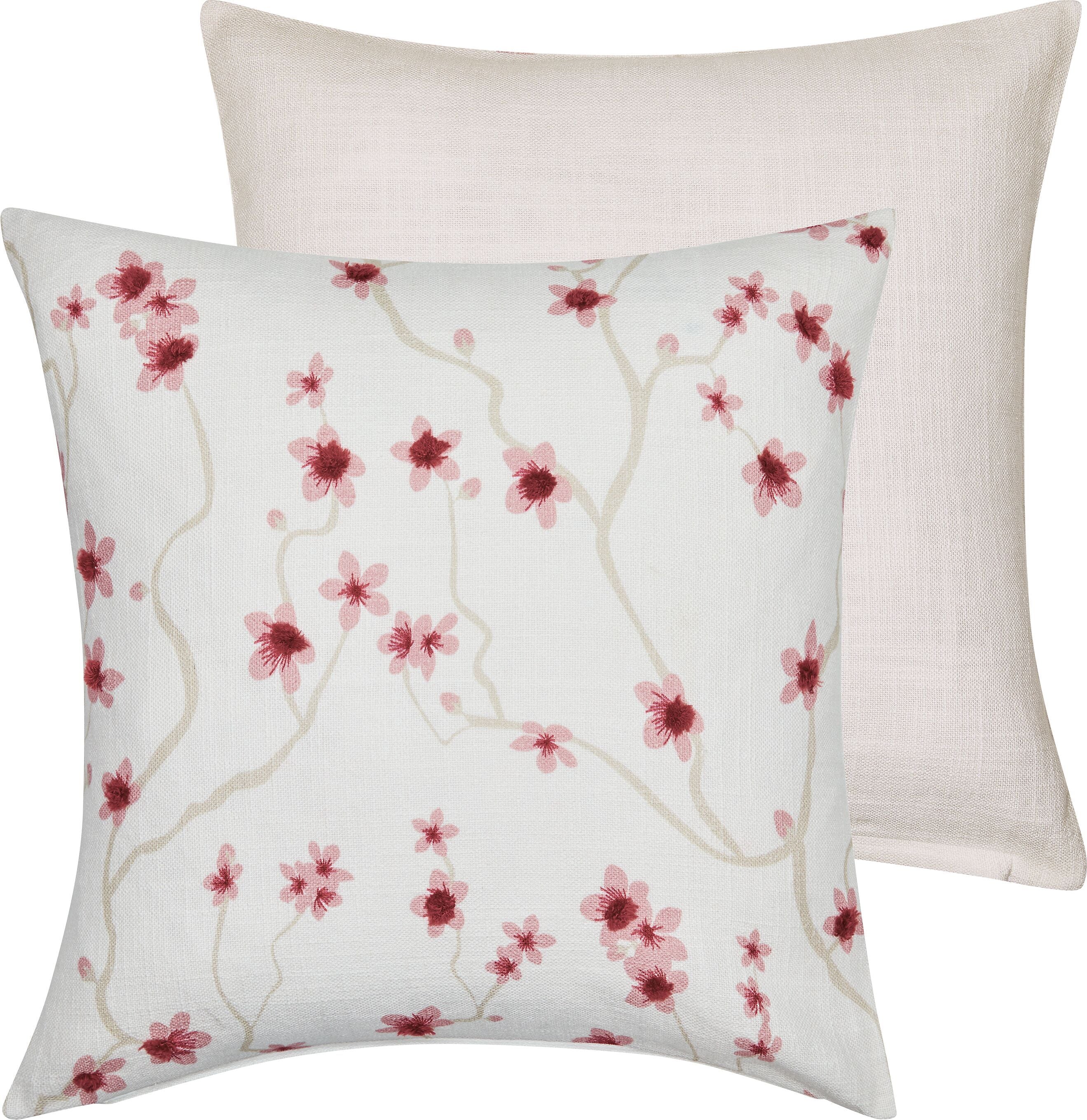 JANA Zierkissenhülle - Rosa / B: 45.0 cm x H: 45.0 cm