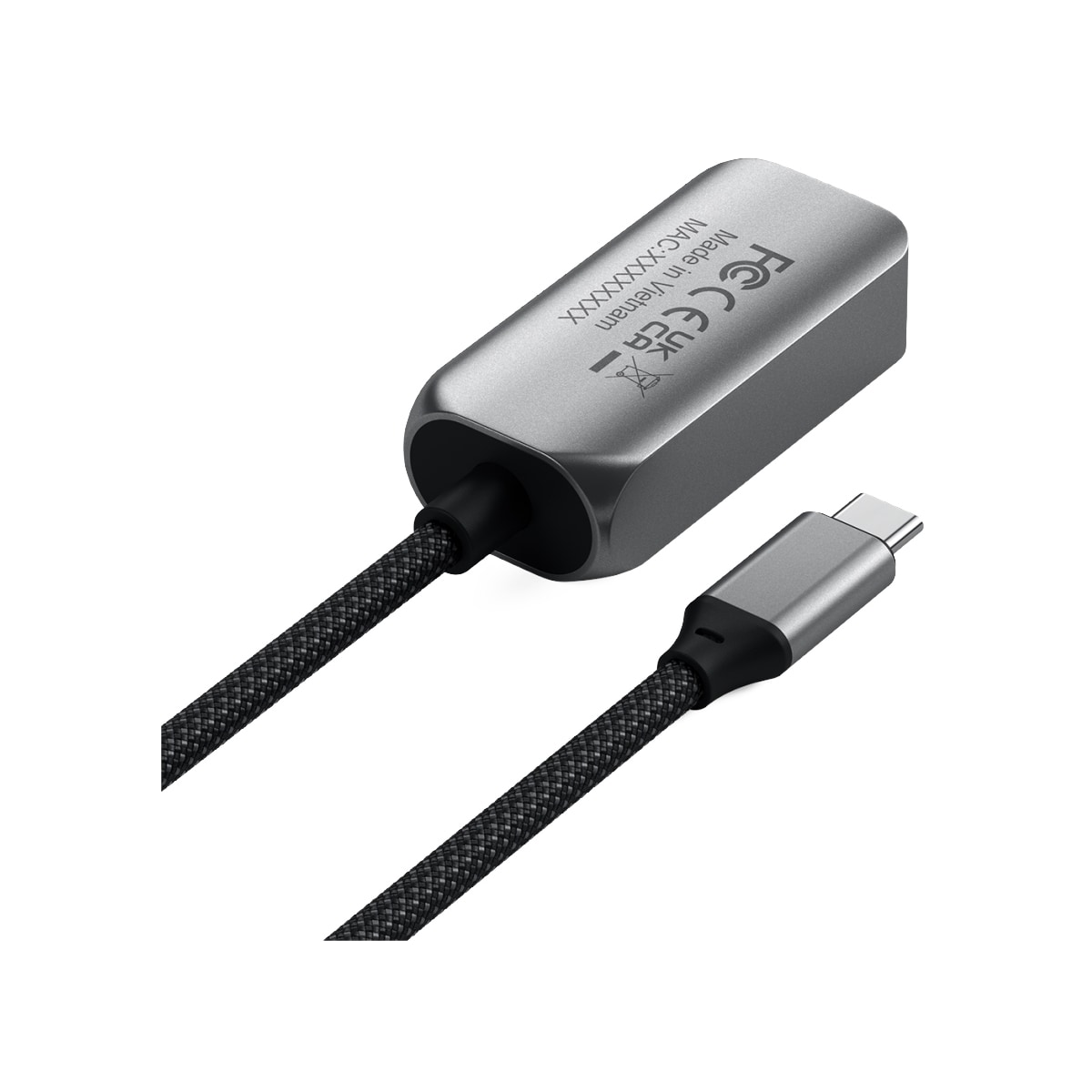 Satechi USB-C - nettverkskabel (grå)