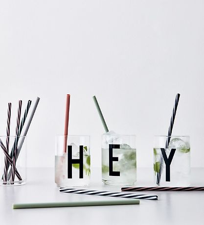 Design Letters Strohhalme - 10 st. - Bunt