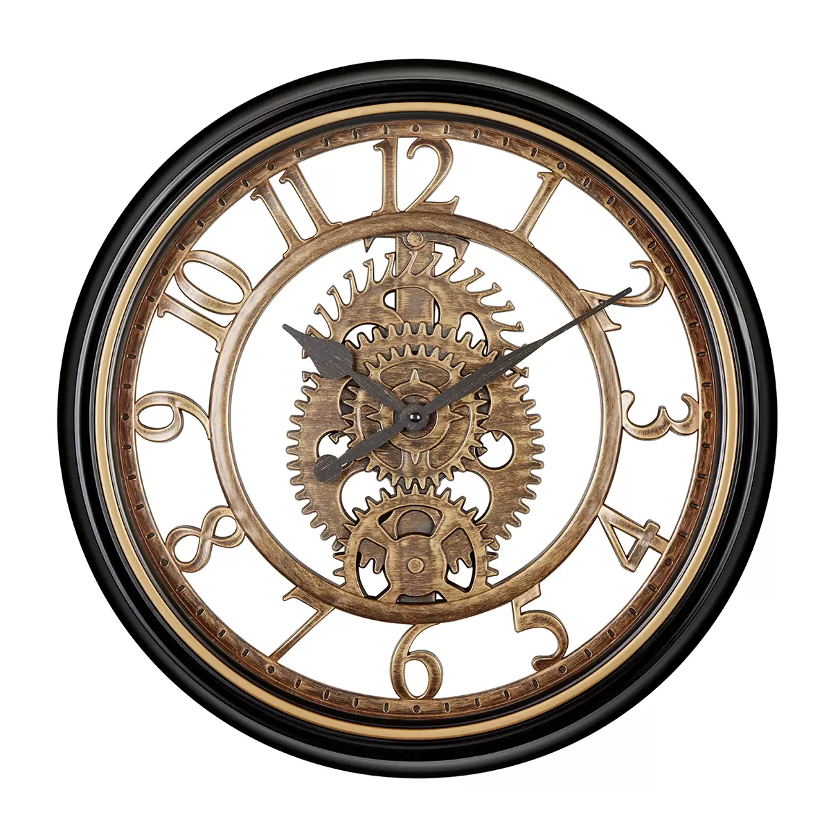 Wanduhr Compa Luca Bessoni Schwarz