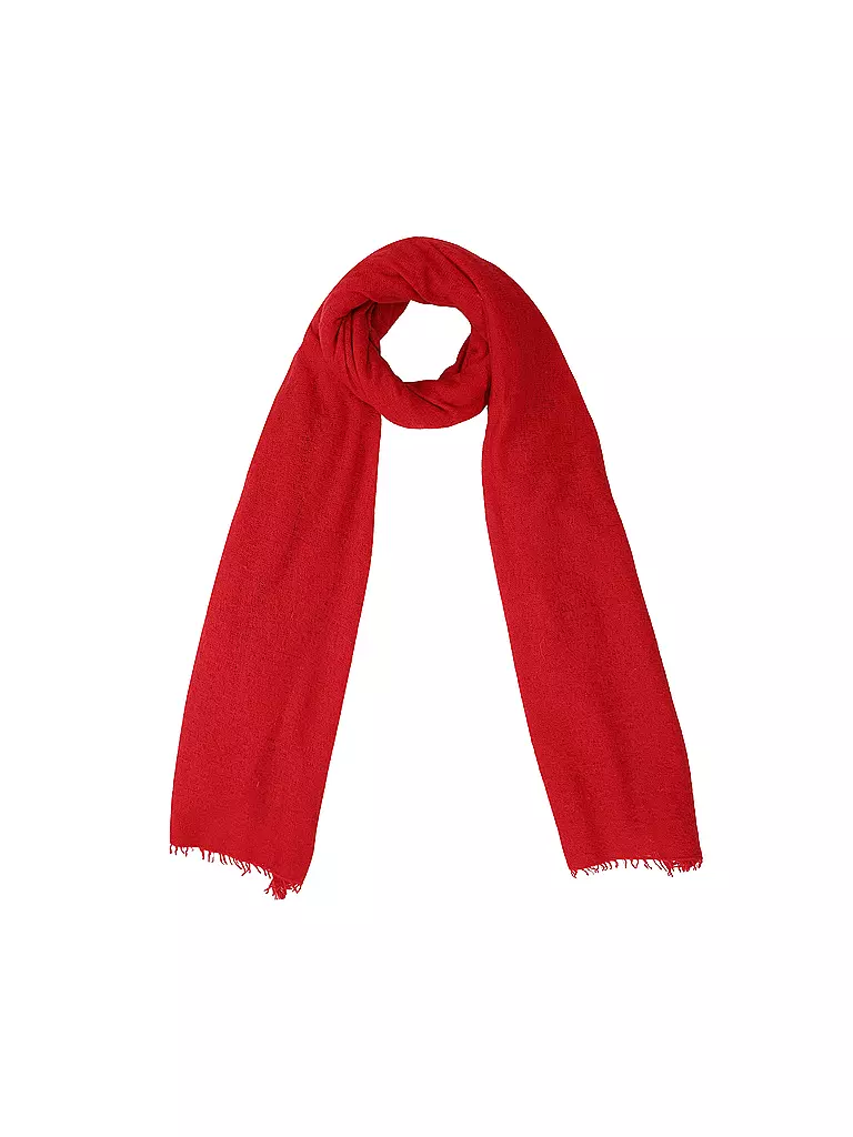 MOULETA Kaschmirschal rot