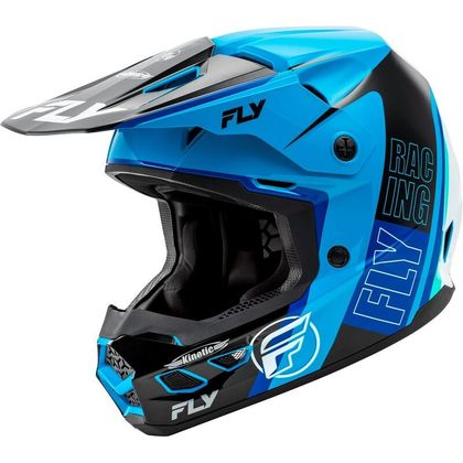 Casque cross Fly KINETIC RALLY 2025 - Bleu / Bleu