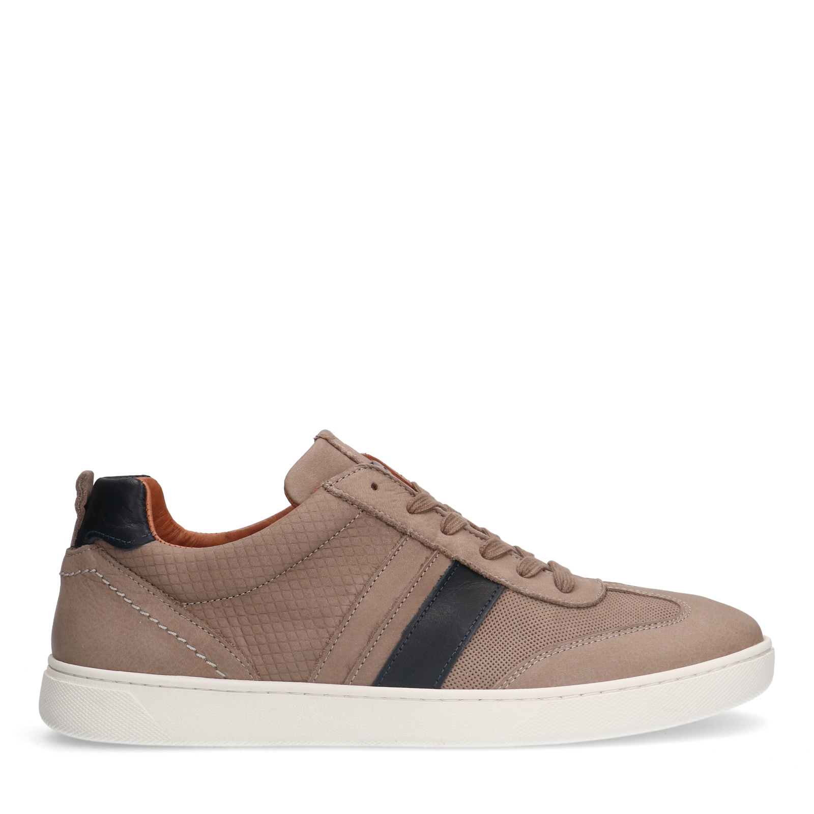 Beige nubuck sneakers