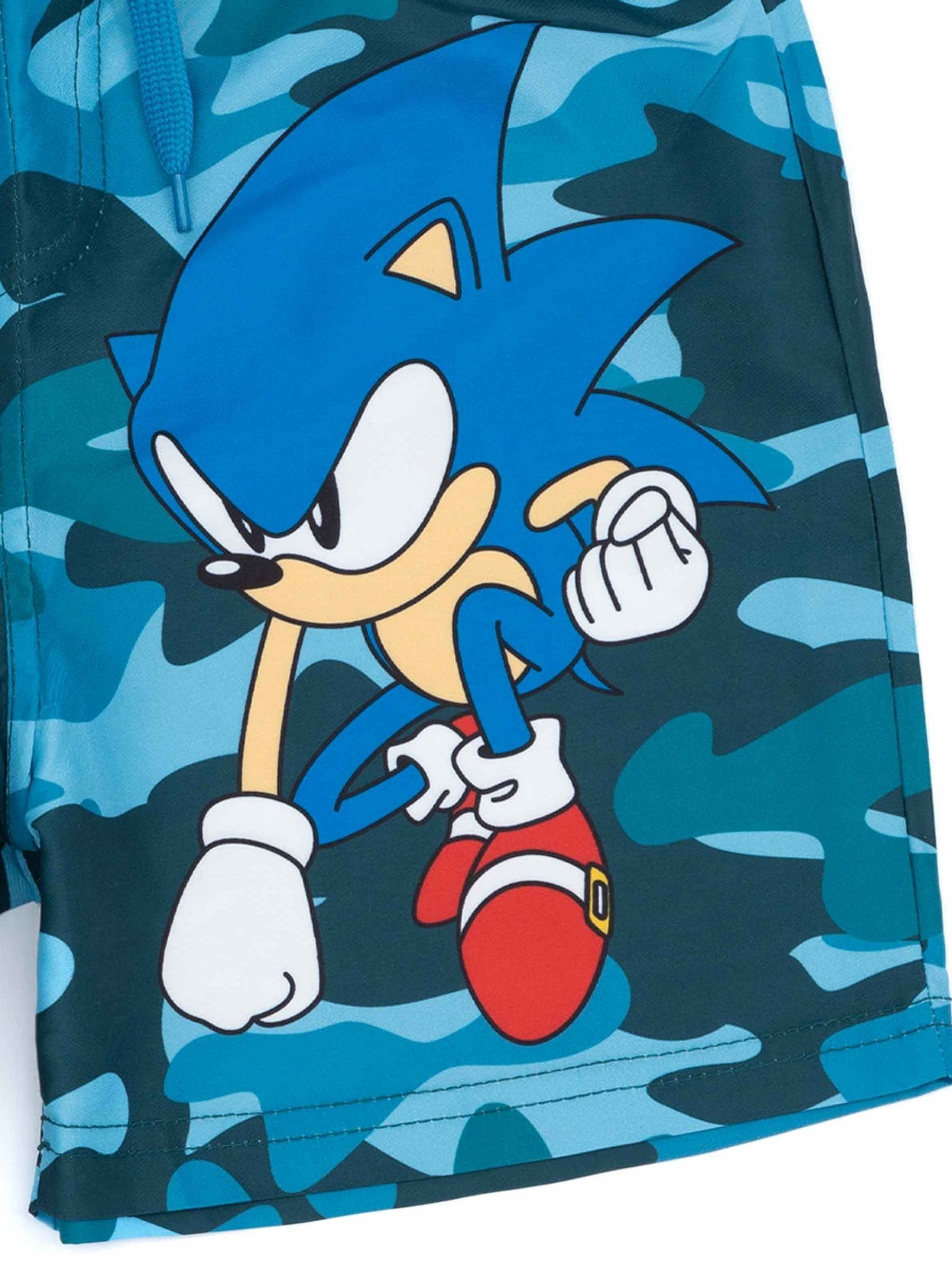 Vanilla Underground jongenszwemshort met Sonic The Hedgehog-licentieprint