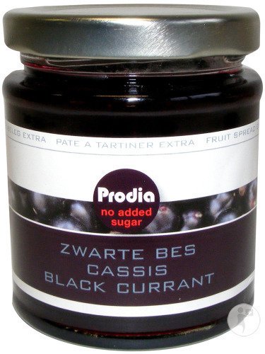 Prodia Pâte A Tartiner Extra Cassis 215g