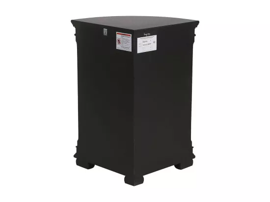 Encoignure basse Bois-MDF Noir - Harmonie Interior's