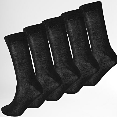 Lot De 5 Paires De Chaussettes Noir