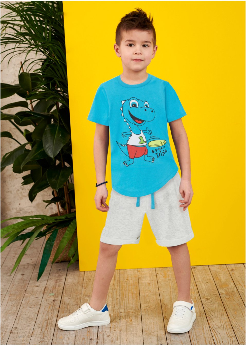 T-shirt et short garçon (Ens. 2 pces.)