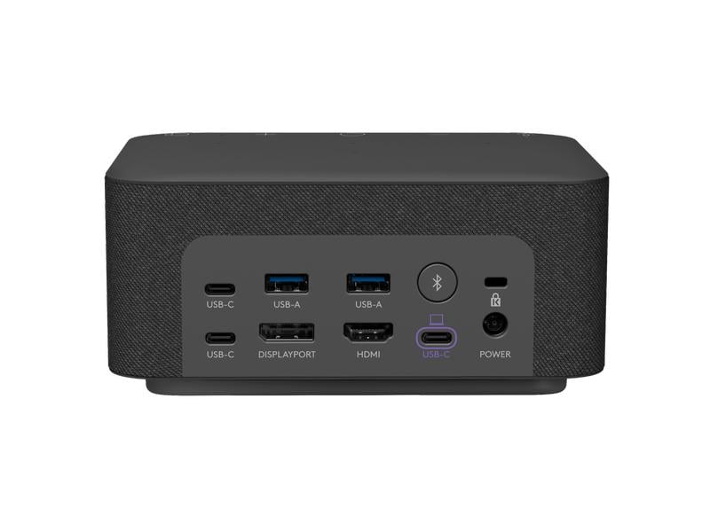 Logitech Dockingstation Logi Dock Graphit UC All-in-One-Dockingstation mit Bedienelementen für Besprechungen und Freisprecheinrichtung