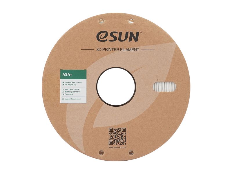 eSun Filament ASA  Weiss 1.75 mm 1 kg ASA  Filament