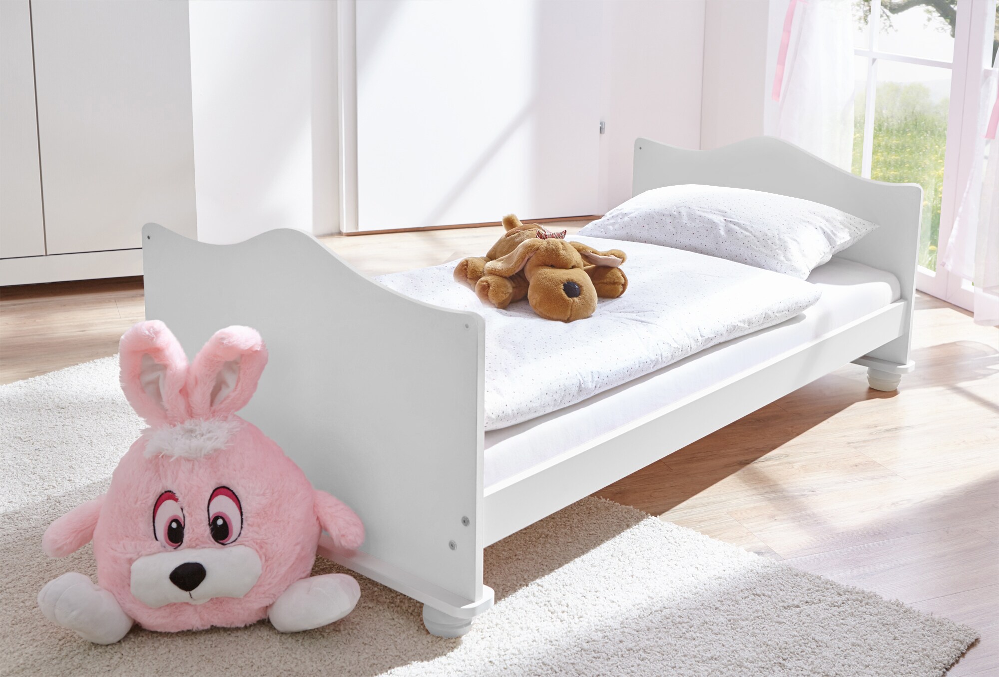 TiCAA Babybett Prinzessin Weiß