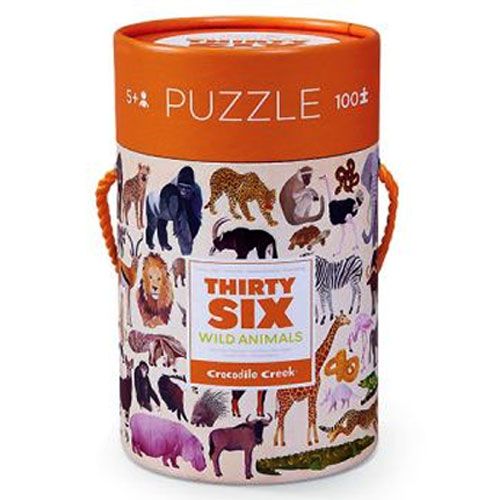 Crocodile creek puzzel - wilde dieren (100st) (100st) 384054-2