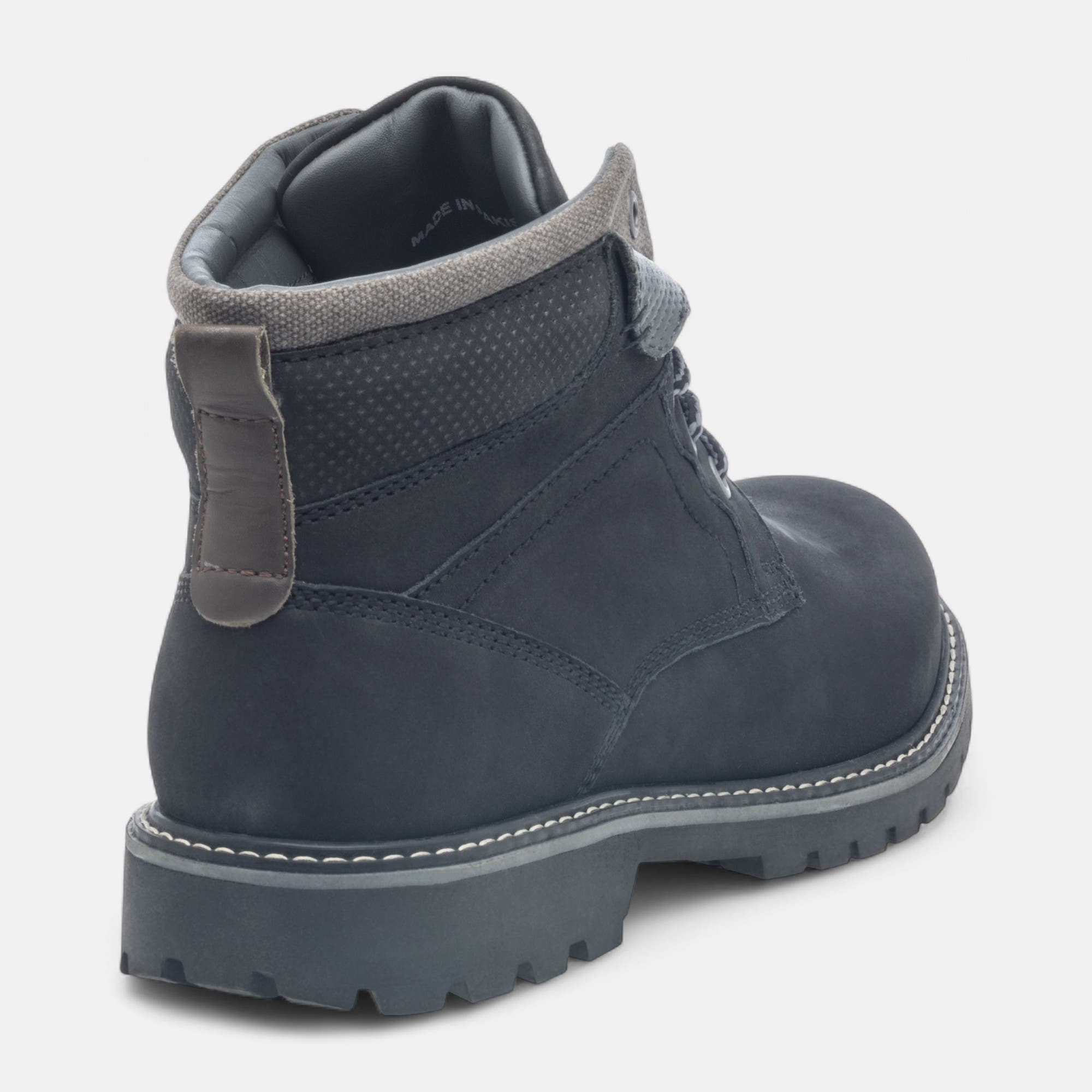Boots Homme en cuir noir