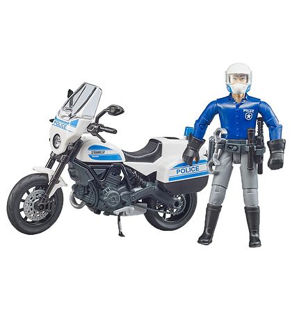 Bruder Abbildung m. Ducati Scrambler Polizeimotorrad - bworld -