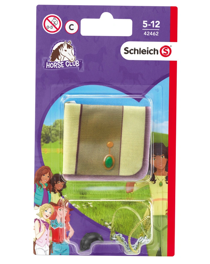 schleich® 42462 Horse Club – Decke & Halfter - Sarah & Mystery