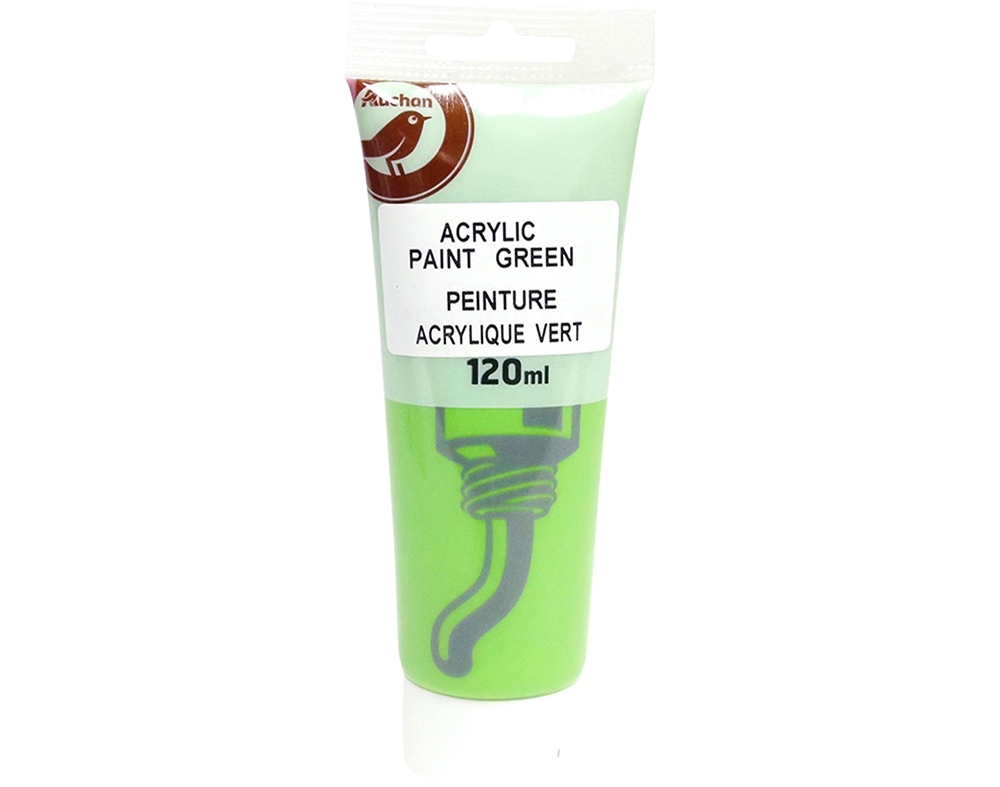 TINTA ACRÍLICA AUCHAN VERDE 120ML