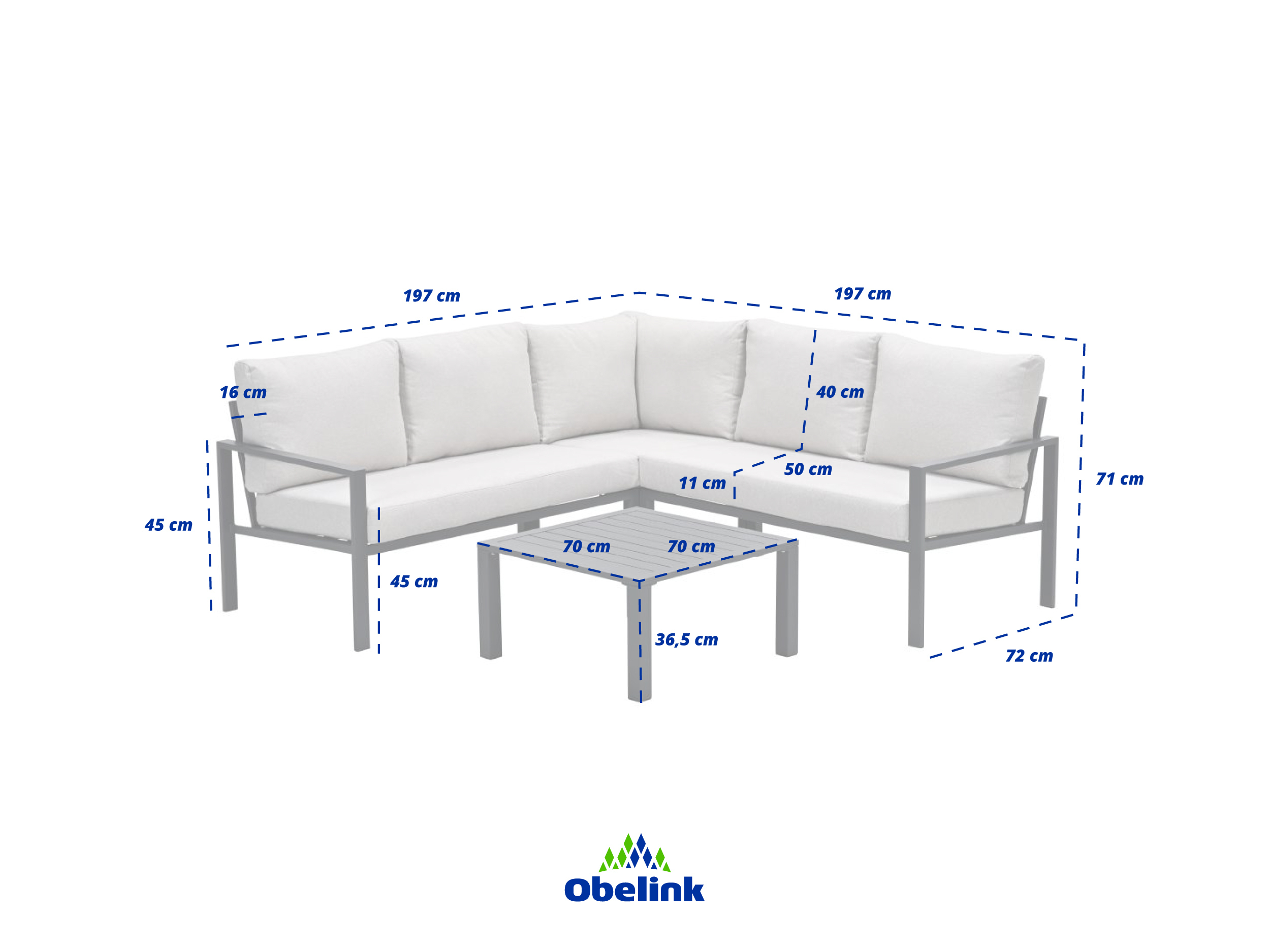 Garden Impressions Springs corner loungeset