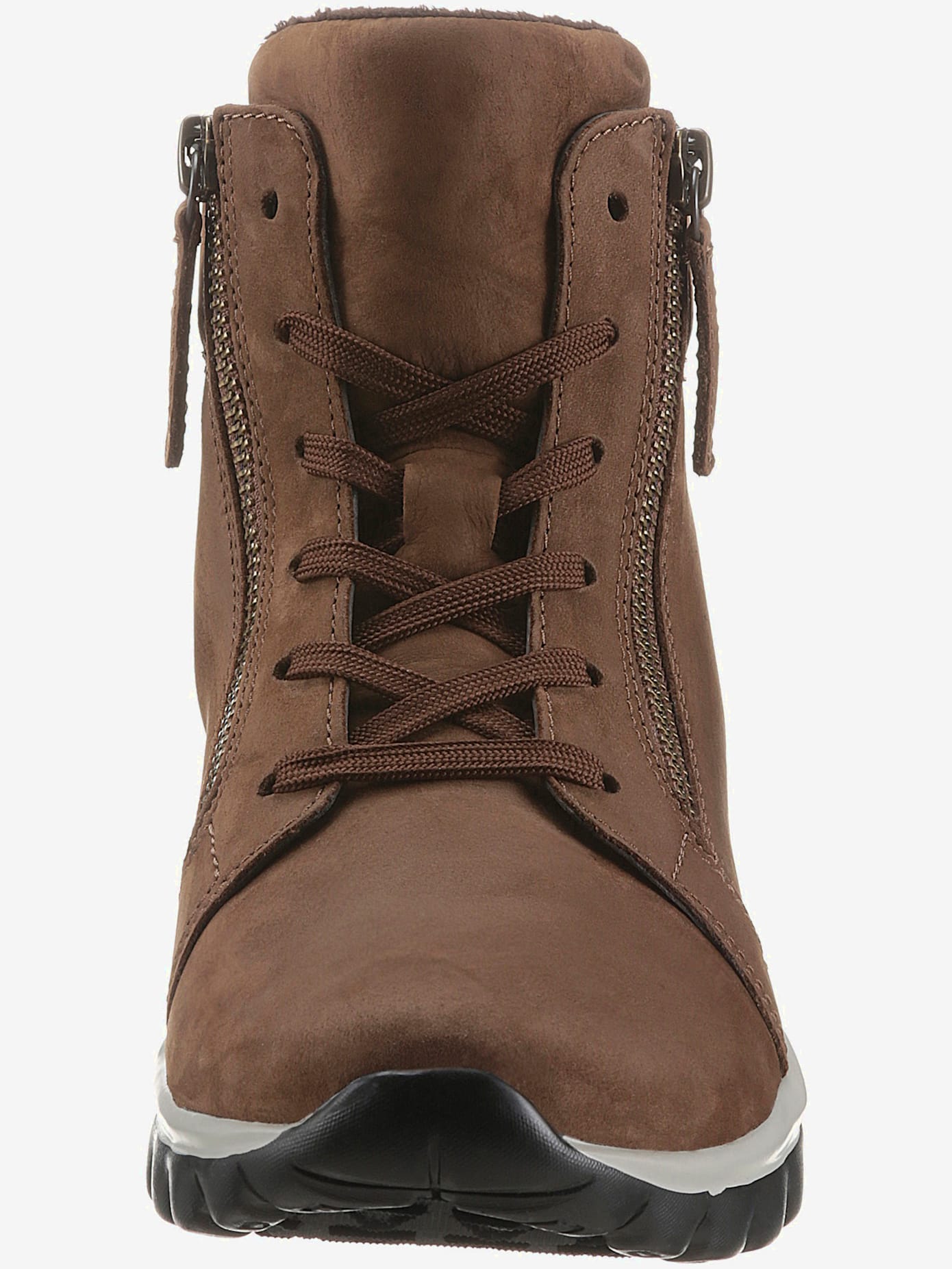Bottines à lacets chaussures à lacets, glissière intérieure et extérieure