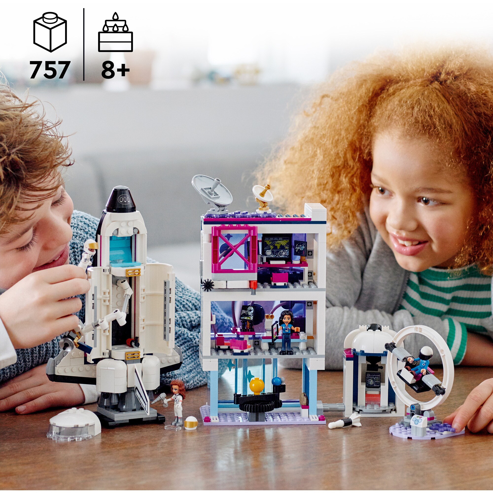 LEGO Konstruktionsspielzeug Friends Olivias Raumfahrt-Akademie