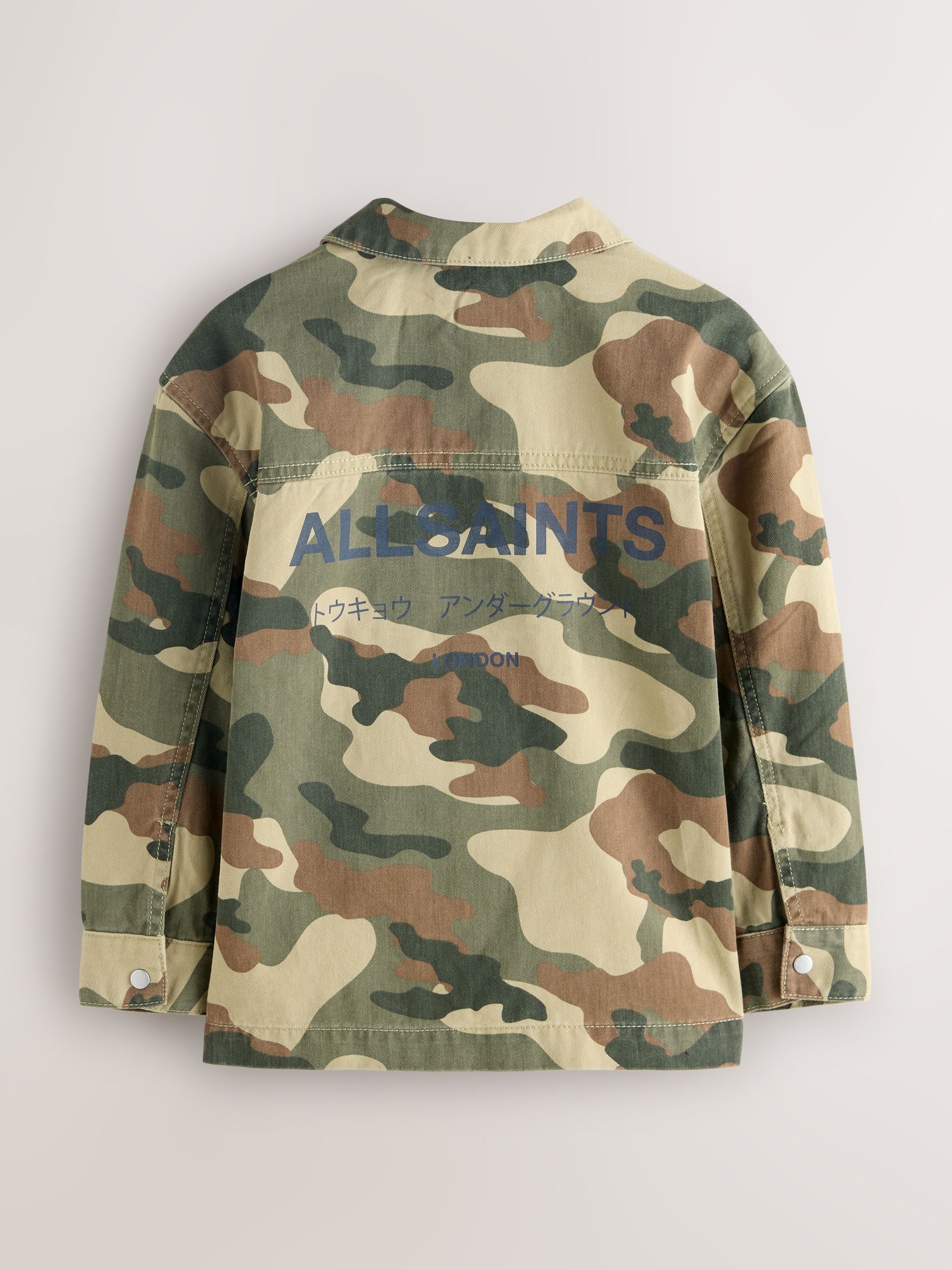 smALLSAINTS Camo Underground Shacket and T-Shirt Set