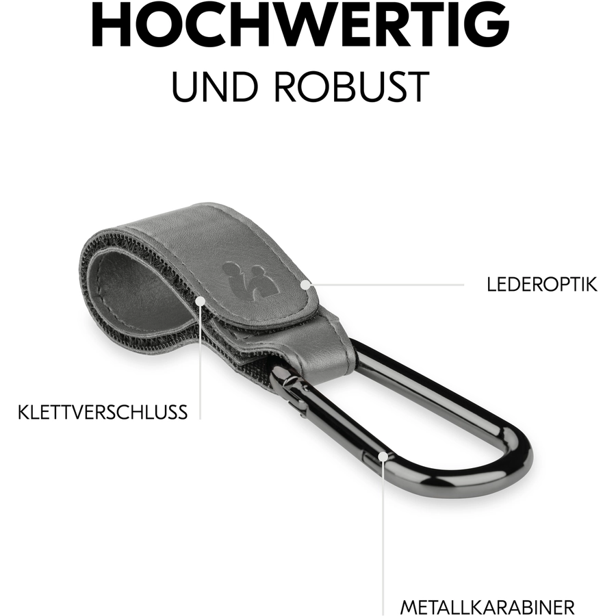 hauck Kinderwagen-Haken Grey