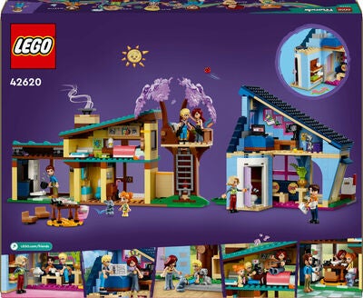 LEGO Friends 42620 Olly og Paisleys hus