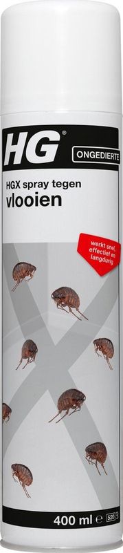 HGX - Spray tegen Vlooien - 400ml - Metaal