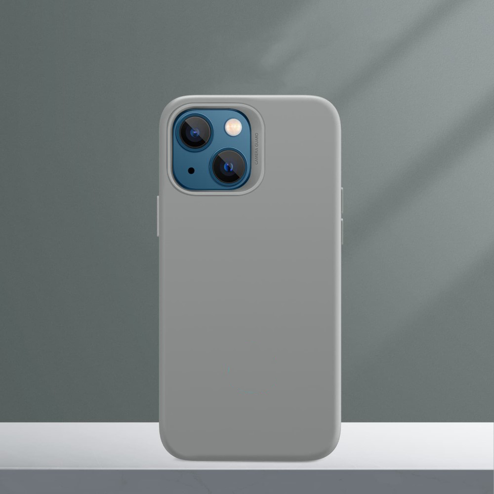 iPhone 13 Cloud Series Silikon Case Hülle - Grau