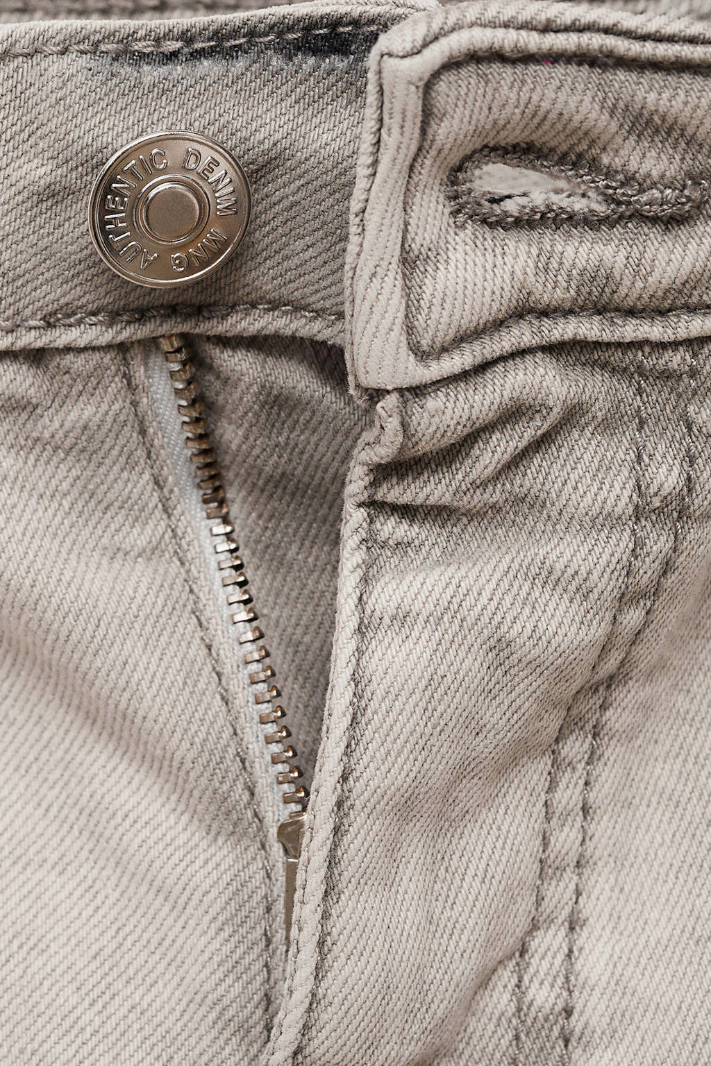 MANGO TEEN cropped flared jeans changeant grijs