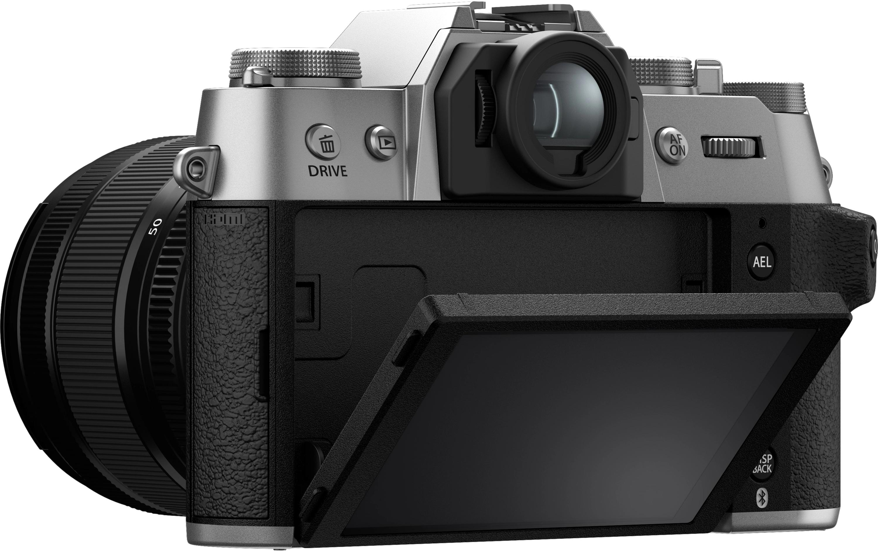 Fotokamera X-T50 Body Silver<br>Kompakte Systemkamera mit 40.2-Megapixel-Sensor, 6.2K-Video und Filmsimulations-Einstellrad