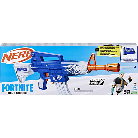 Nerf Fortnite Blue Shock blaster