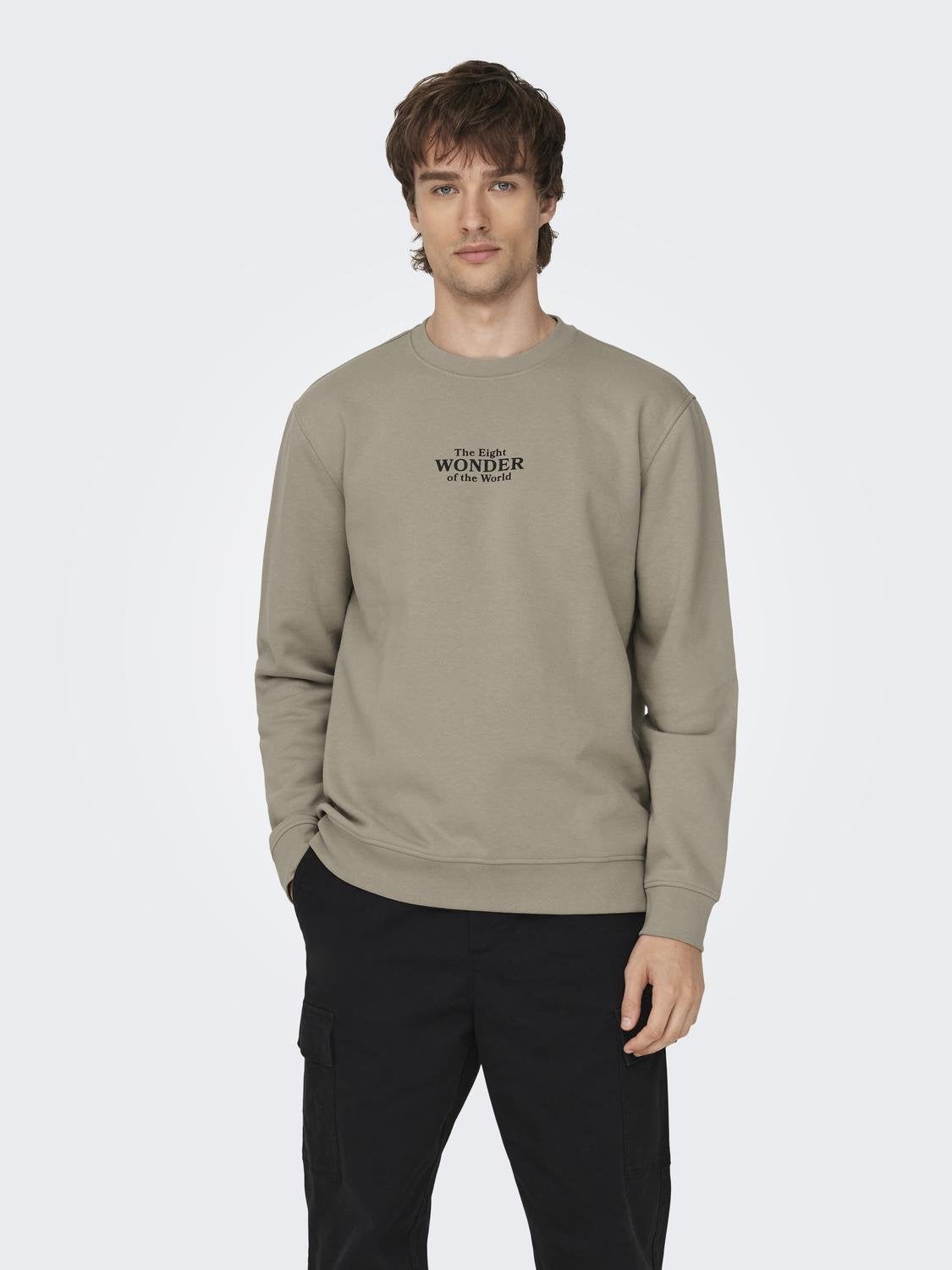 ONSCELEBRITY Sweatshirt Vintage Khaki