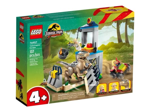LEGO Jurassic World 76957 Velociraptor på rømmen