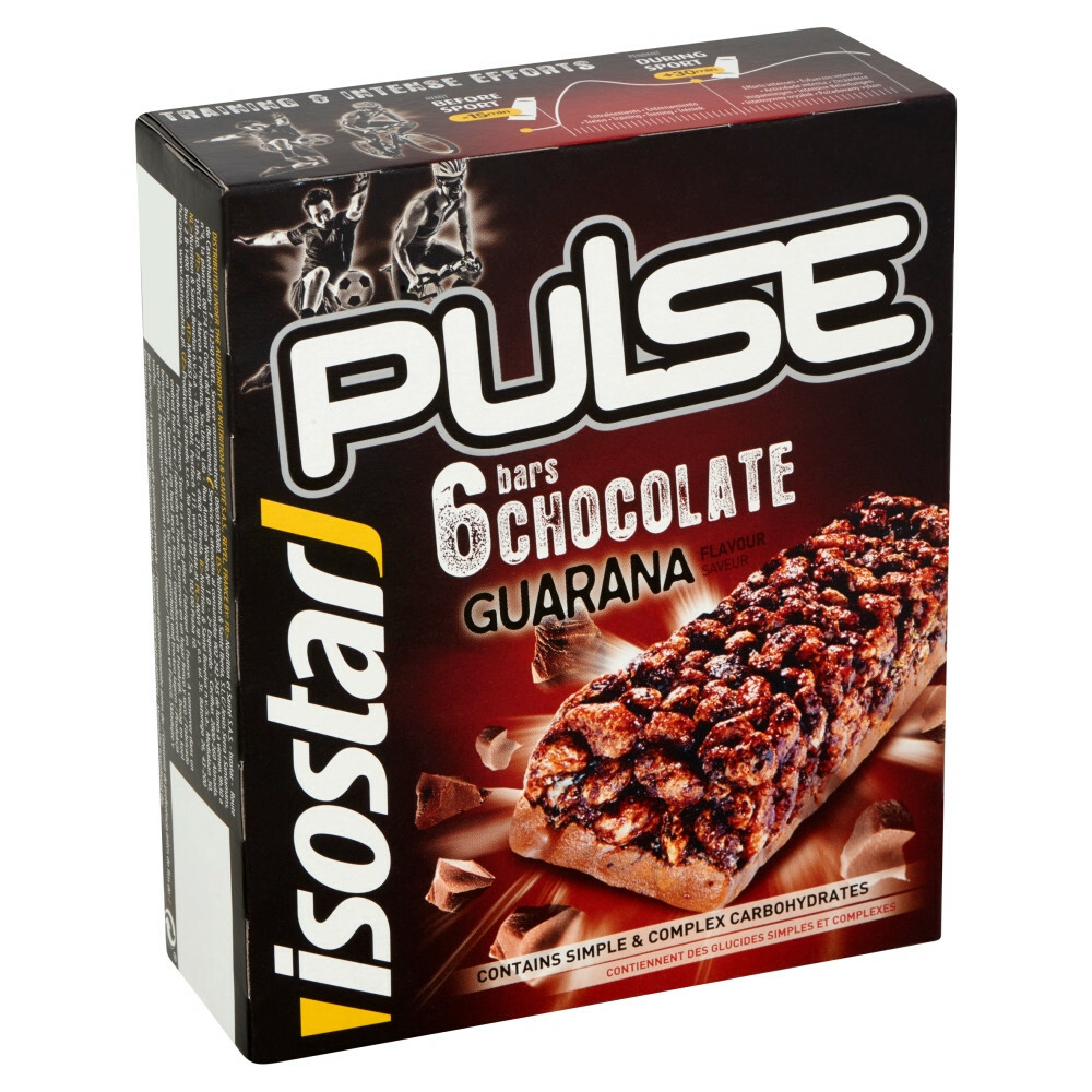 3x Isostar Sportreep Pulse Chocolade138 gr