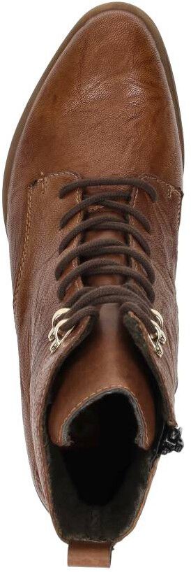 Rieker Veterschoenen Hak cognac