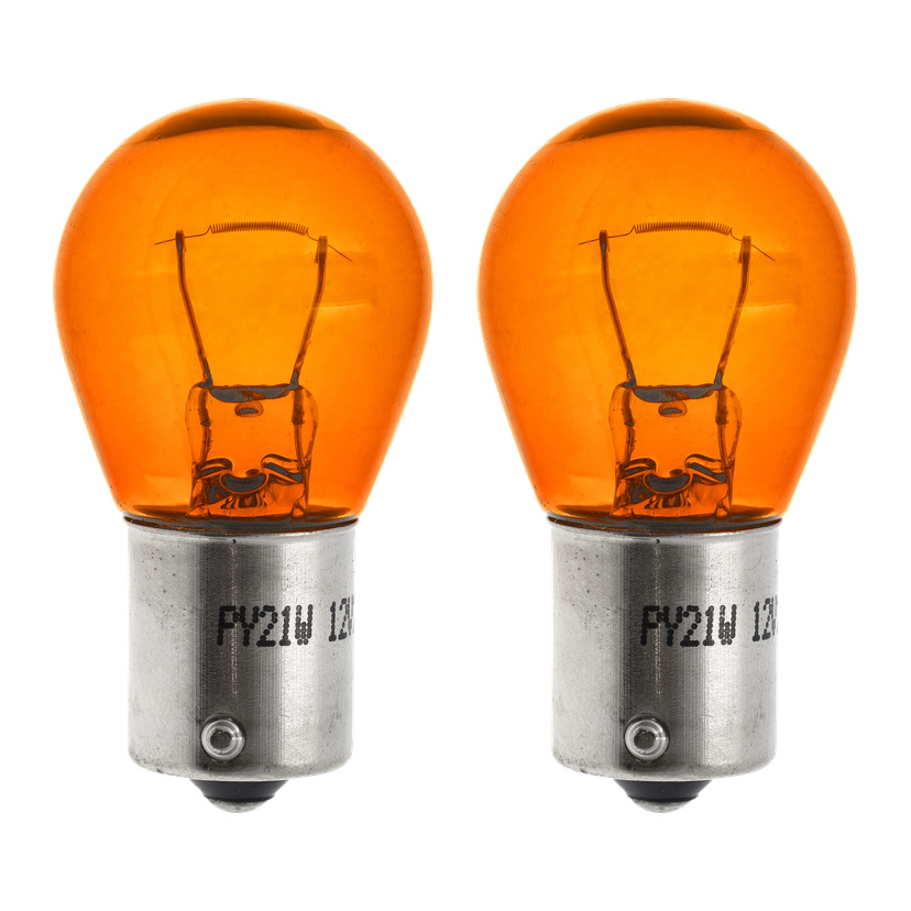 Bilpære 2-pk Bau15s 21 W