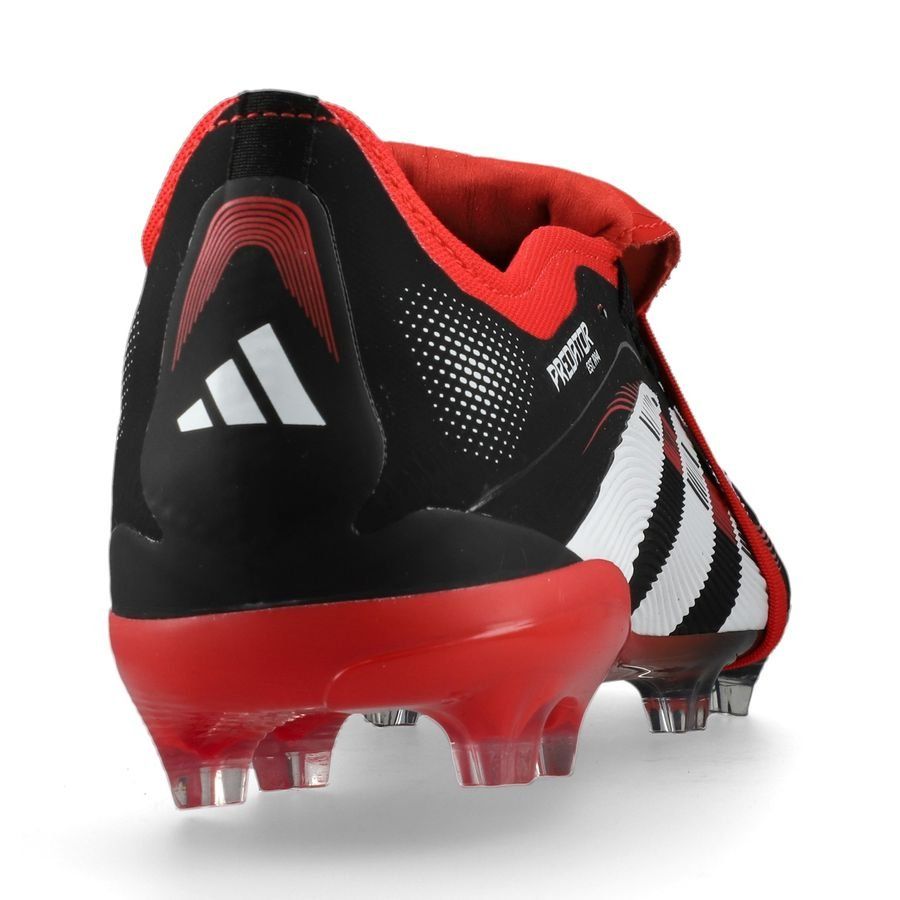 adidas Predator Pro Fold-over Tongue FG Moments - Noir/Blanc/Rouge ÉDITION LIMITÉE
