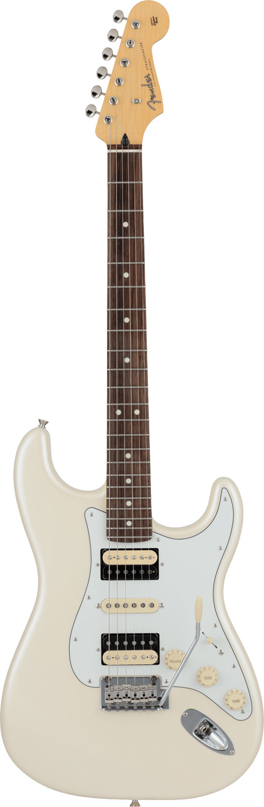 FENDER STRATOCASTER HSH HYBRID II JAPAN RW OLYMPIC PEARL