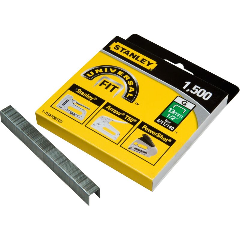 Agrafes 12 mm type G - boite de 1000 pièces