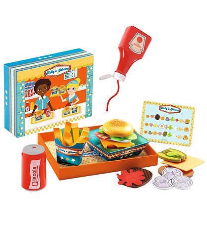 Djeco Toys - Holz - Burger-Menü