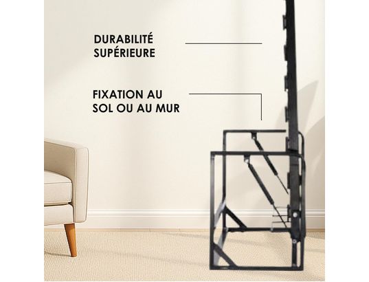 WALLBEDKING - Lit escamotable murphy, 190cmx76cm, horizontal, classique