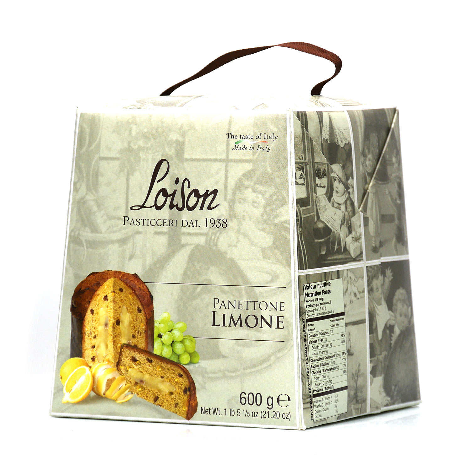 Panettone au citron confit et à la crème de citron