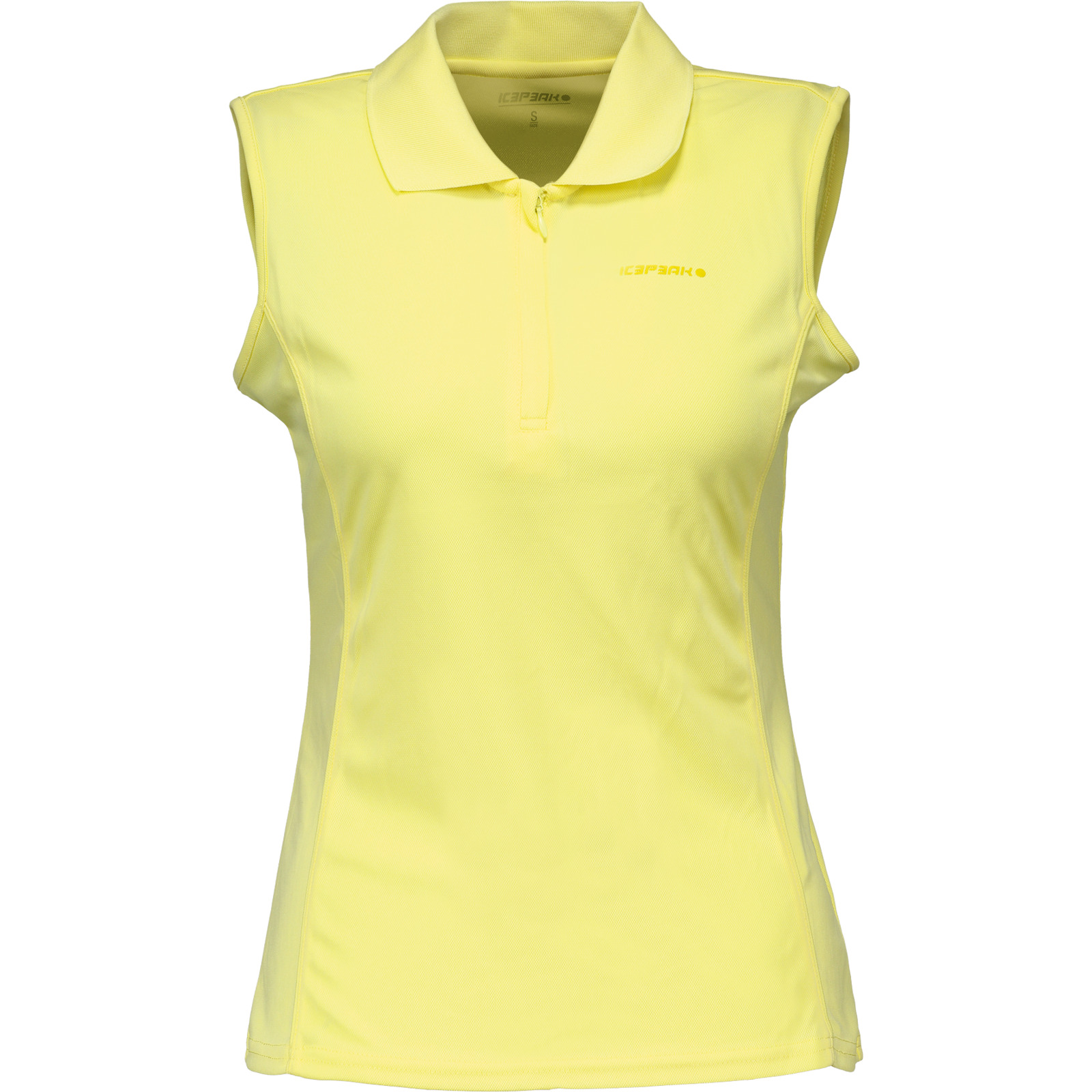 Icepeak Damen-Poloshirt Bazine S, hellgelb