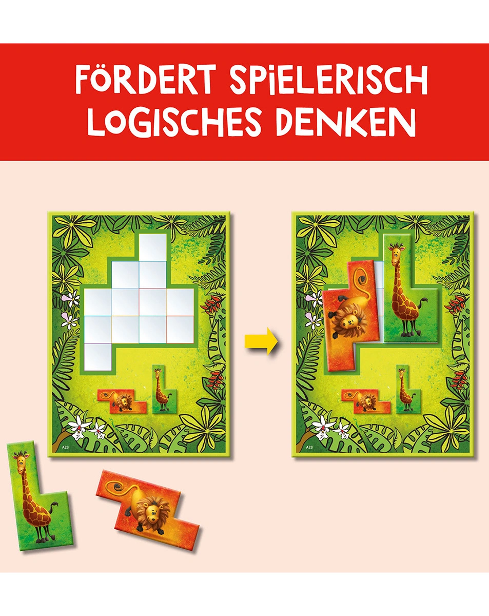 Puzzlespiel UBONGO! JUNIOR in bunt