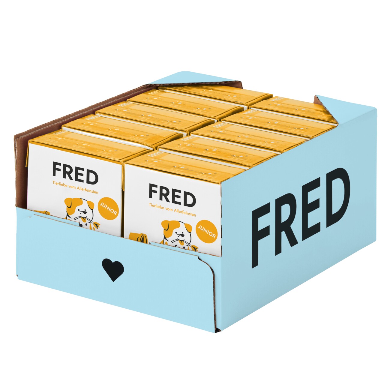 Fred & Felia FRED JUNIOR Huhn mit Reis (10x390g)