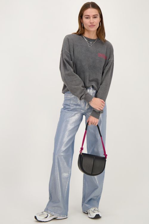 Donkergrijze sweater the journey