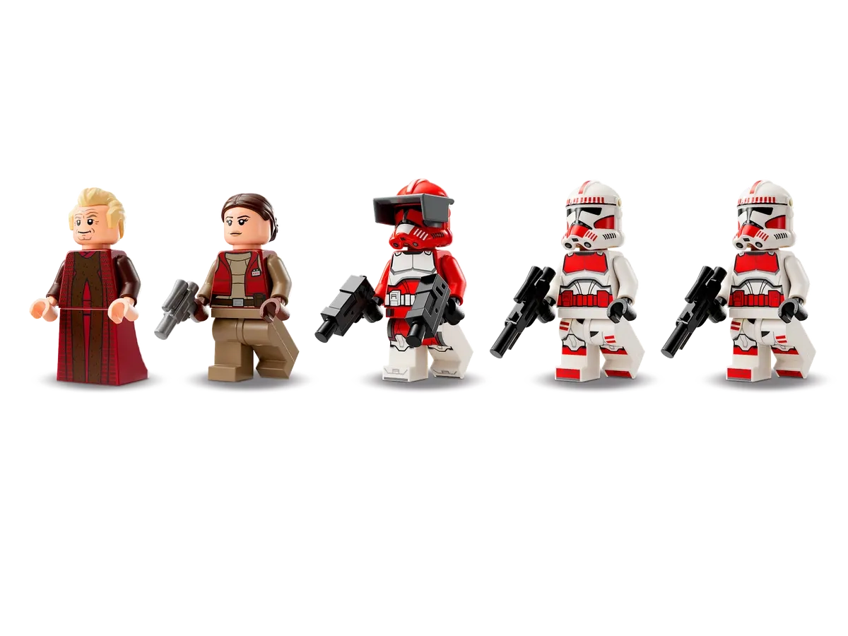 (1083-tlg. Set) Star Wars Klemmbausteine Spielzeug Kampfschiff Modell Bausatz (75354) Lizenziert - Gunship der Coruscant-Wachen